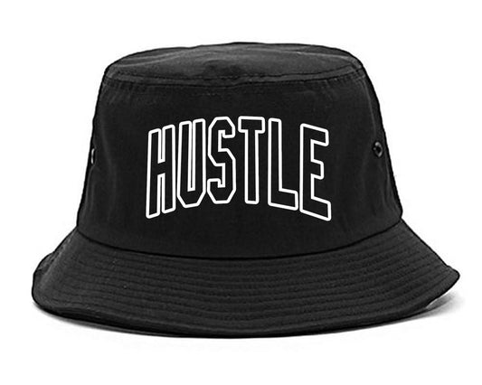 Hustle Outline Mens Bucket Hat