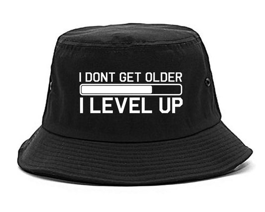 I Dont Get Older I Level Up Funny Birthday Mens Bucket Hat